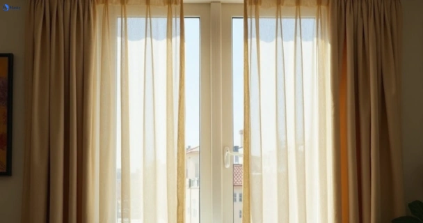 Dull dusty drapes in paddington before professional cleaning
